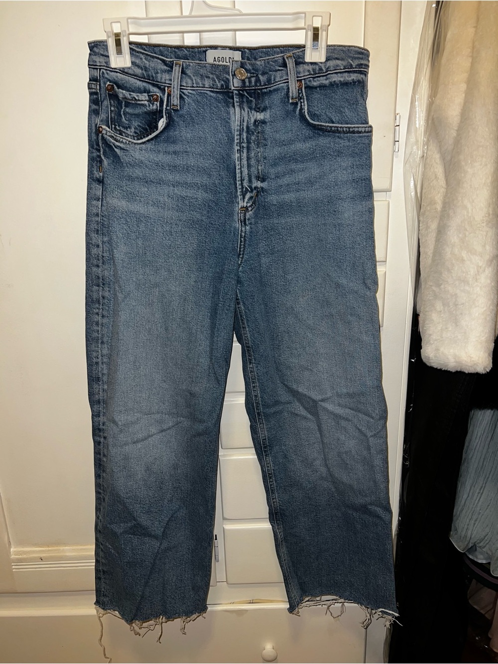 Agolde Jeans (petite) cut at ankle